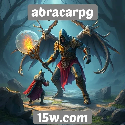 Exploração das mecânicas de jogo no site abracarpg